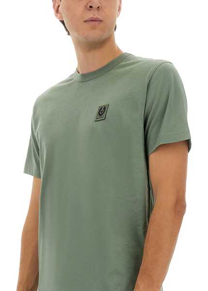 Tricouri Belstaff T-Shirt With Logo Patch GREEN Barbati (BM 18621571) 4