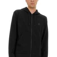 Topuri pentru Barbati - Bluze de trening Hugo Boss Cotton Sweatshirt With Logo BLACK Barbati (BM 18621574) - B-mall.ro