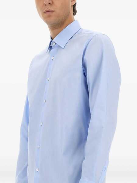 Camasi casual Hugo Boss Poplin Shirt BABY BLUE Barbati (BM 18621580) 4