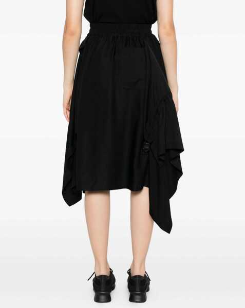 Fuste casual Y-3 Asymmetrical Skirt BLACK Femei (BM 18621601) 4
