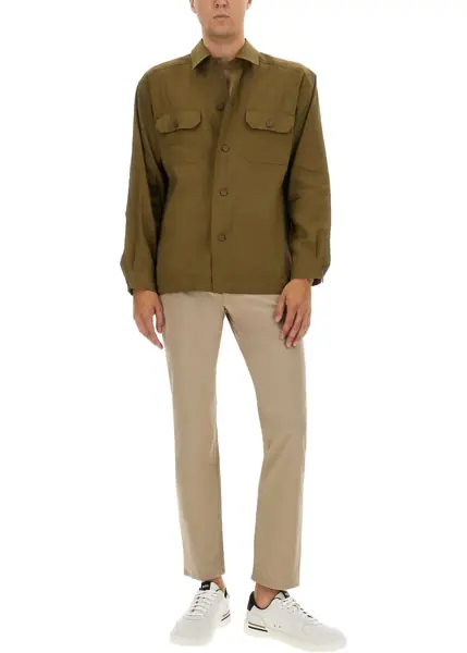 Pantaloni casual Hugo Boss Twill Pants BEIGE Barbati (BM 18621616) 2