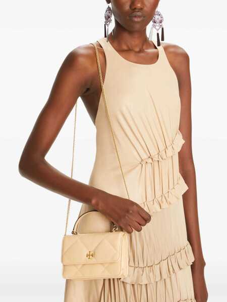 Portofele Tory Burch Mini Wallet Kira BEIGE Femei (BM 18621634) 2