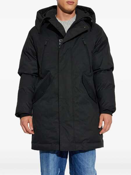 Paltoane DSQUARED2 Caban Puffer Coat BLACK Barbati (BM 18621649) 3