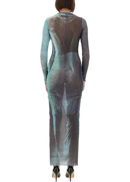 Rochii casual Jean Paul Gaultier Water Mesh Long Dress AZURE Femei (BM 18621658) 3