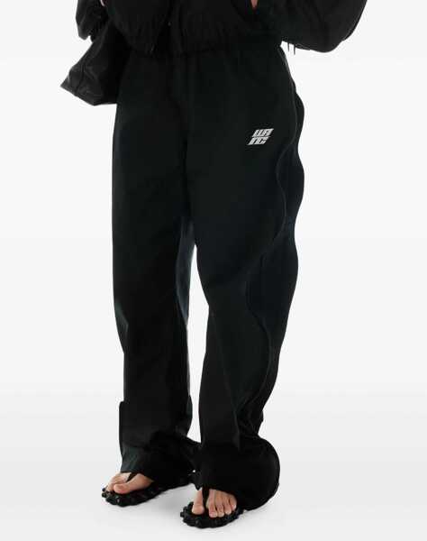 Pantaloni casual Alexander Wang Mid-Rise Track Pants With Zipper BLACK Femei (BM 18621661) 4