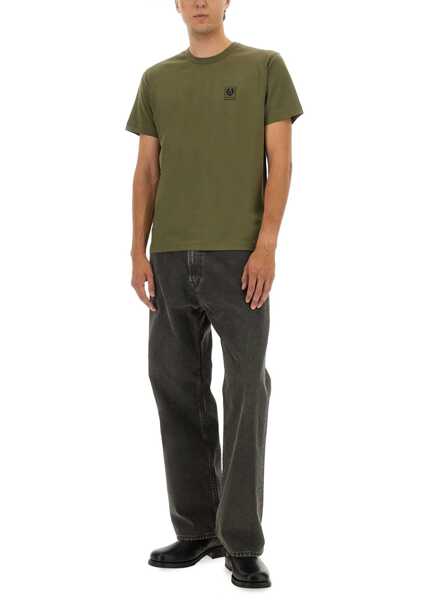 Tricouri Belstaff T-Shirt With Logo Patch GREEN Barbati (BM 18621664) 2