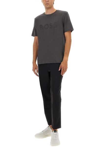 Tricouri Hugo Boss T-Shirt With Logo CHARCOAL Barbati (BM 18621691) 2