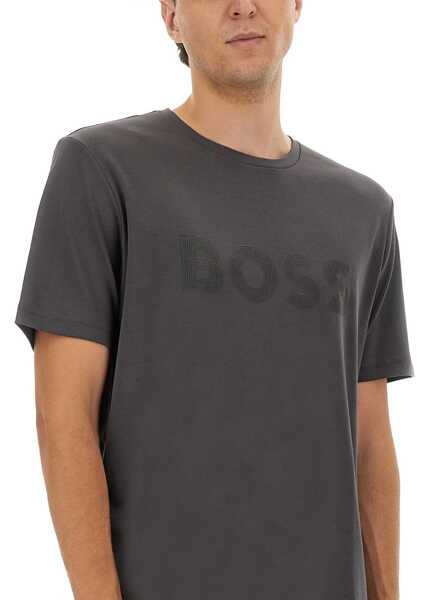 Tricouri Hugo Boss T-Shirt With Logo CHARCOAL Barbati (BM 18621691) 4