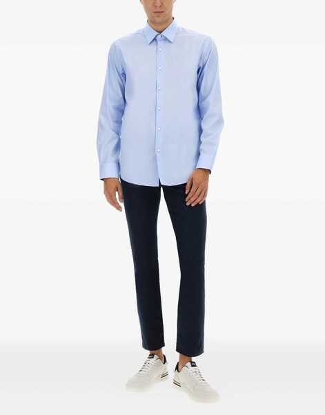 Pantaloni casual Hugo Boss Twill Pants BLUE Barbati (BM 18621703) 2