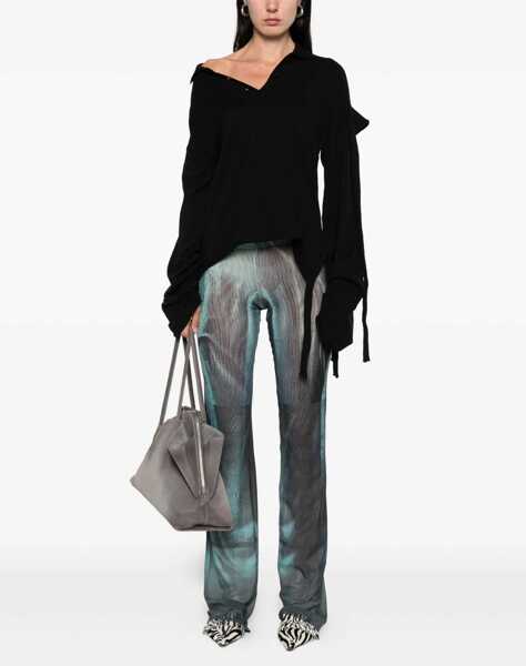 Pantaloni casual Jean Paul Gaultier Water Mesh Pants AZURE Femei (BM 18621733) 2