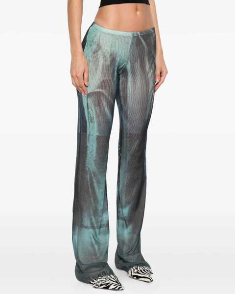 Pantaloni casual Jean Paul Gaultier Water Mesh Pants AZURE Femei (BM 18621733) 3