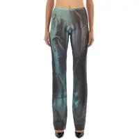 Pantaloni casual "Water" Mesh Pants Femei