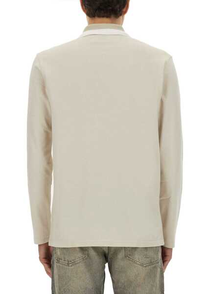 Tricouri Polo Hugo Boss Polo Shirt Peoxfordlong BEIGE Barbati (BM 18621739) 3