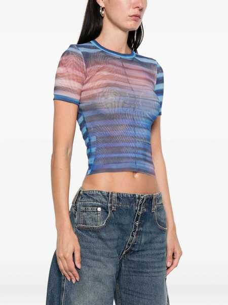 Tricouri Jean Paul Gaultier Air Mesh T-Shirt MULTICOLOUR Femei (BM 18621817) 3