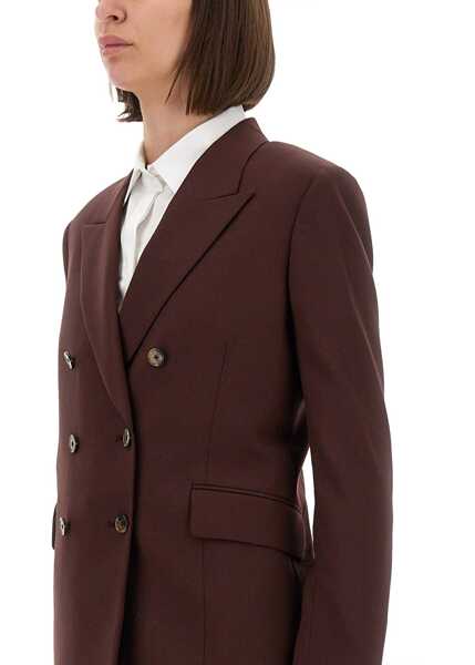 Sacouri Paul Smith Double-Breasted Wool Blazer BORDEAUX Femei (BM 18621826) 4