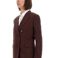 Sacouri Dama - Sacouri Paul Smith Double-Breasted Wool Blazer BORDEAUX Femei (BM 18621826) - B-mall.ro