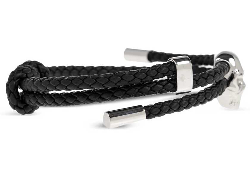 Bratari Alexander McQueen Skull Bracelet BLACK Barbati (BM 18621841) 4