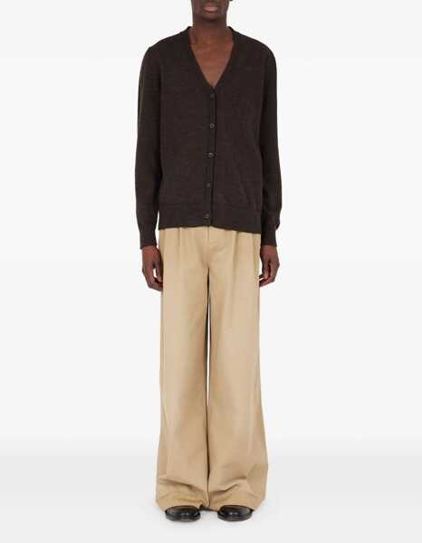 Cardigane Maison Margiela Wool Cardigan BROWN Barbati (BM 18621850) 2