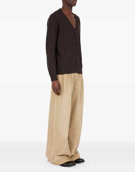Cardigane Maison Margiela Wool Cardigan BROWN Barbati (BM 18621850) 3