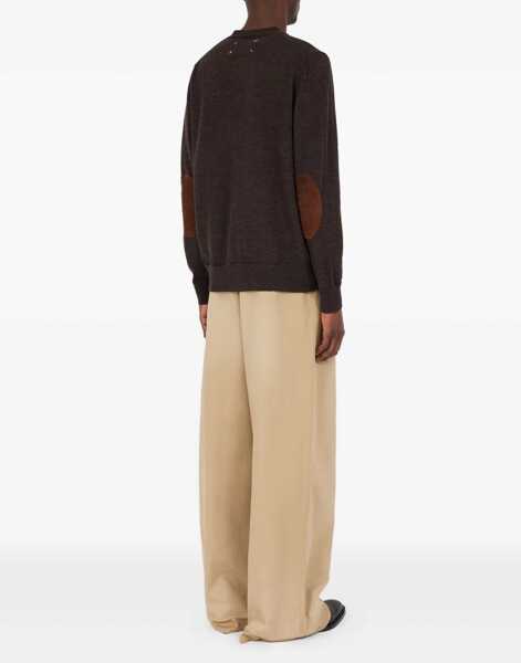 Cardigane Maison Margiela Wool Cardigan BROWN Barbati (BM 18621850) 4