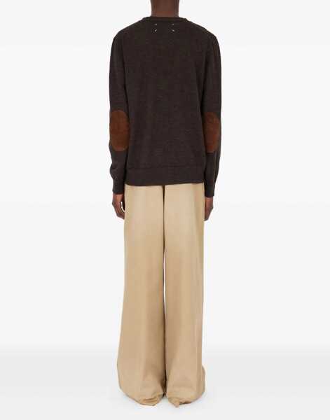 Cardigane Maison Margiela Wool Cardigan BROWN Barbati (BM 18621850) 5