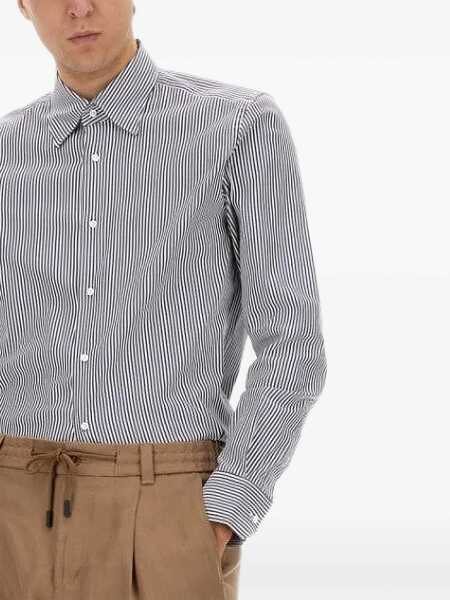 Camasi casual Hugo Boss Striped Shirt BLUE Barbati (BM 18621880) 3