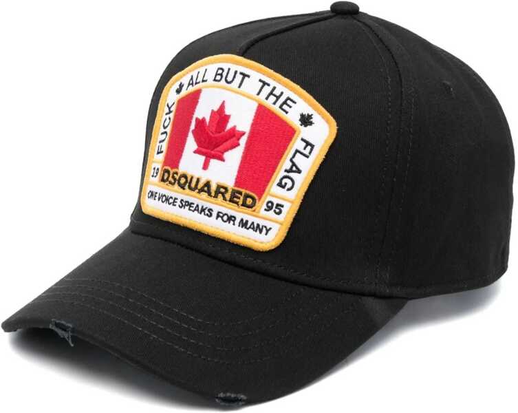 Sepci DSQUARED2 Baseball Hat With Logo BLACK Barbati (BM 18621895) 2