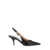Salvatore Ferragamo 'Tally' Black Slingback Pumps With Medium Stiletto Heel In Leather Woman Black
