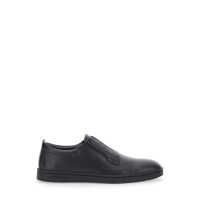 Sneakers 'Alfie' Black Sneakers With Gancini Detail On The Side And Embossed Logo Lettering On The Side In Leather Man Barbati