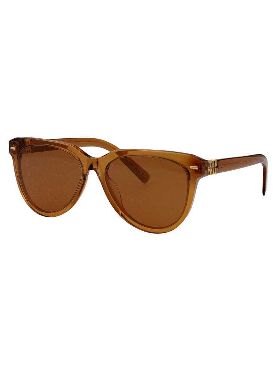 Ochelari de soare Miu Miu Miu Miu Sunglasses Brown Femei (BM 18623160) 2