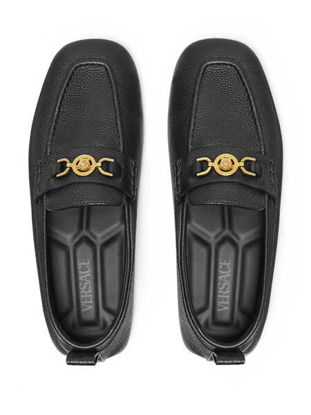 Mocasini Versace Versace Driver Leather Loafers Black Barbati (BM 18623286) 3