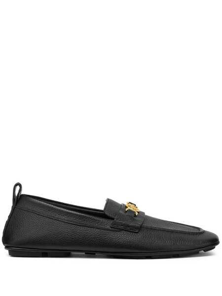 Mocasini Versace Versace Driver Leather Loafers Black Barbati (BM 18623286) 1