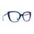 BLUSH Blush By Caroline Abram  Epice Eyeglasses 673 BLUE/PINK