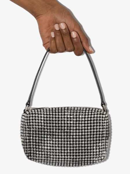 Genti de umar Alexander Wang Alexander Wang Heiress In Crystal Mesh Shoulder Bag SILVER Femei (BM 18623985) 4