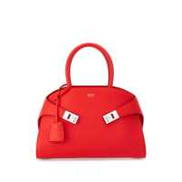 Genti de mana Salvatore Ferragamo Hug Small Leahter Tote Bag Femei