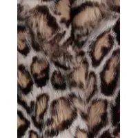 Imbracaminte BLANCHA Dama - Geci BLANCHA Multicolor Shearling Jacket With Concealed Front Closure And Animalier Print In Fur Woman MULTICOLOR Femei (BM 18624165) - B-mall.ro