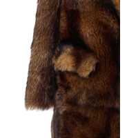 Imbracaminte BLANCHA Dama - Paltoane BLANCHA Brown Coat With Classic Lapels And Reversible Design In Fur Woman BROWN Femei (BM 18624183) - B-mall.ro