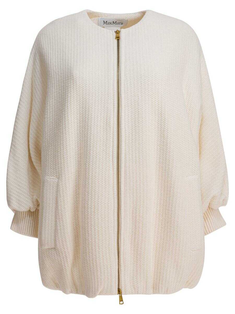 Geci Max Mara Max Mara Wool And Cashmere Jacket WHITE Femei (BM 18624351) 1