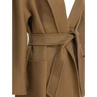 Paltoane Max Mara Dama - Paltoane Max Mara Max Mara Ludmilla Coat BROWN Femei (BM 18624402) - B-mall.ro