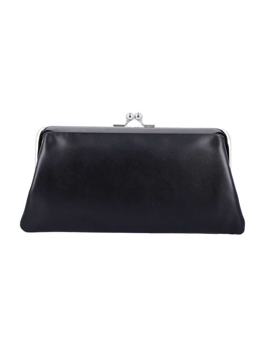 Portofele Comme des Garons Comme Des Garons Kiss-Clasp Purse Black Femei (BM 18624675) 4