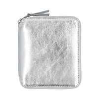Portofele Comme Des Garçons Metallic Zip Around Wallet Femei