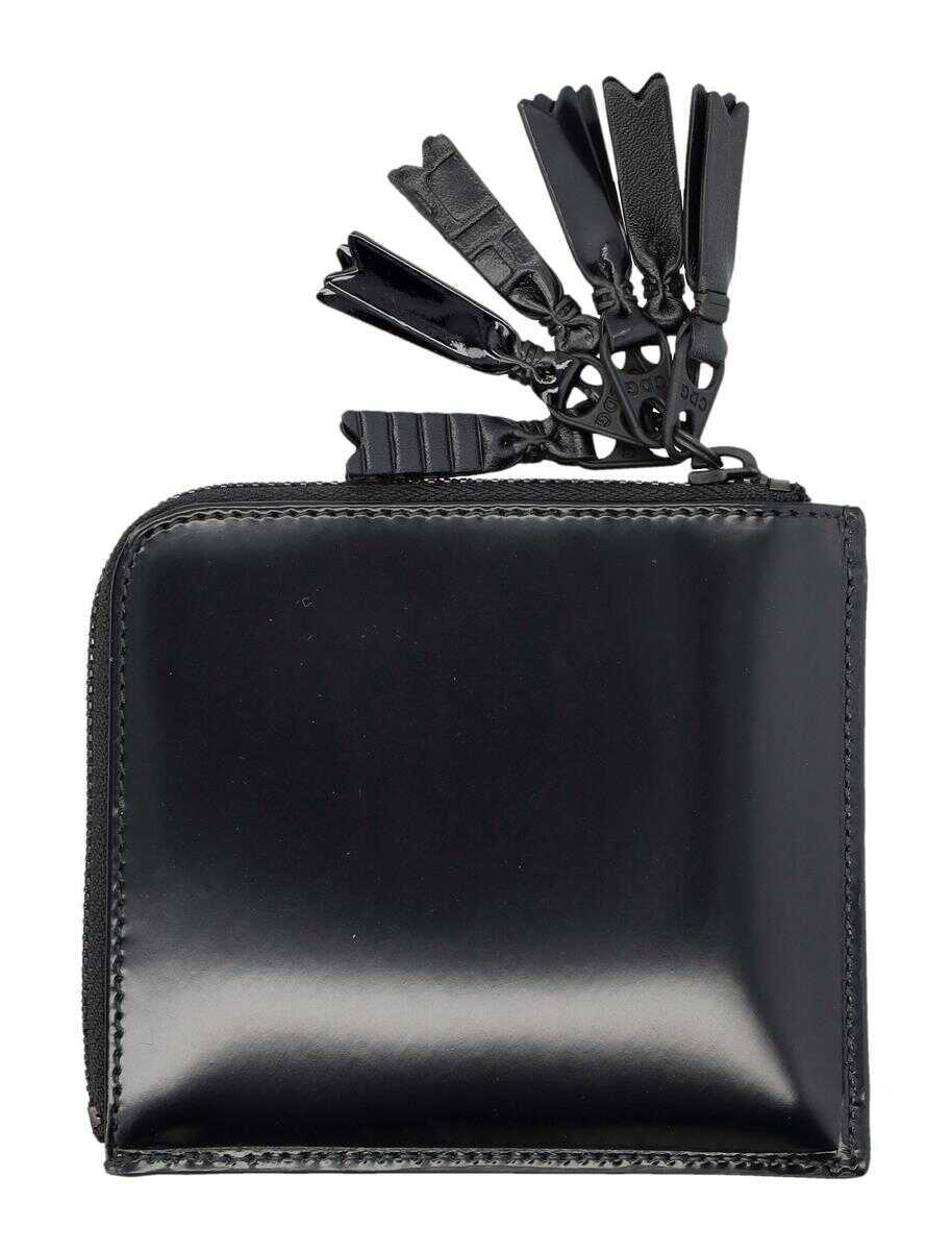 Portofele Comme des Garons Comme Des Garons Small Zip Wallet Black Femei (BM 18624756) 2