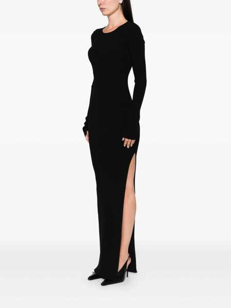 Rochii MACH & MACH Mach & Mach Long Dress Black Femei (BM 18625335) 4