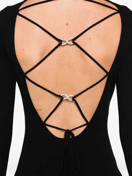 Rochii MACH & MACH Mach & Mach Long Dress Black Femei (BM 18625335) 5