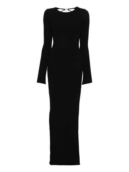 Rochii MACH & MACH Mach & Mach Long Dress Black Femei (BM 18625335) 1