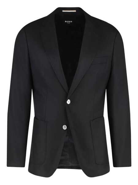 Costume Hugo Boss Boss Single-Breasted Two-Button Jacket Black Barbati (BM 18625521) 1
