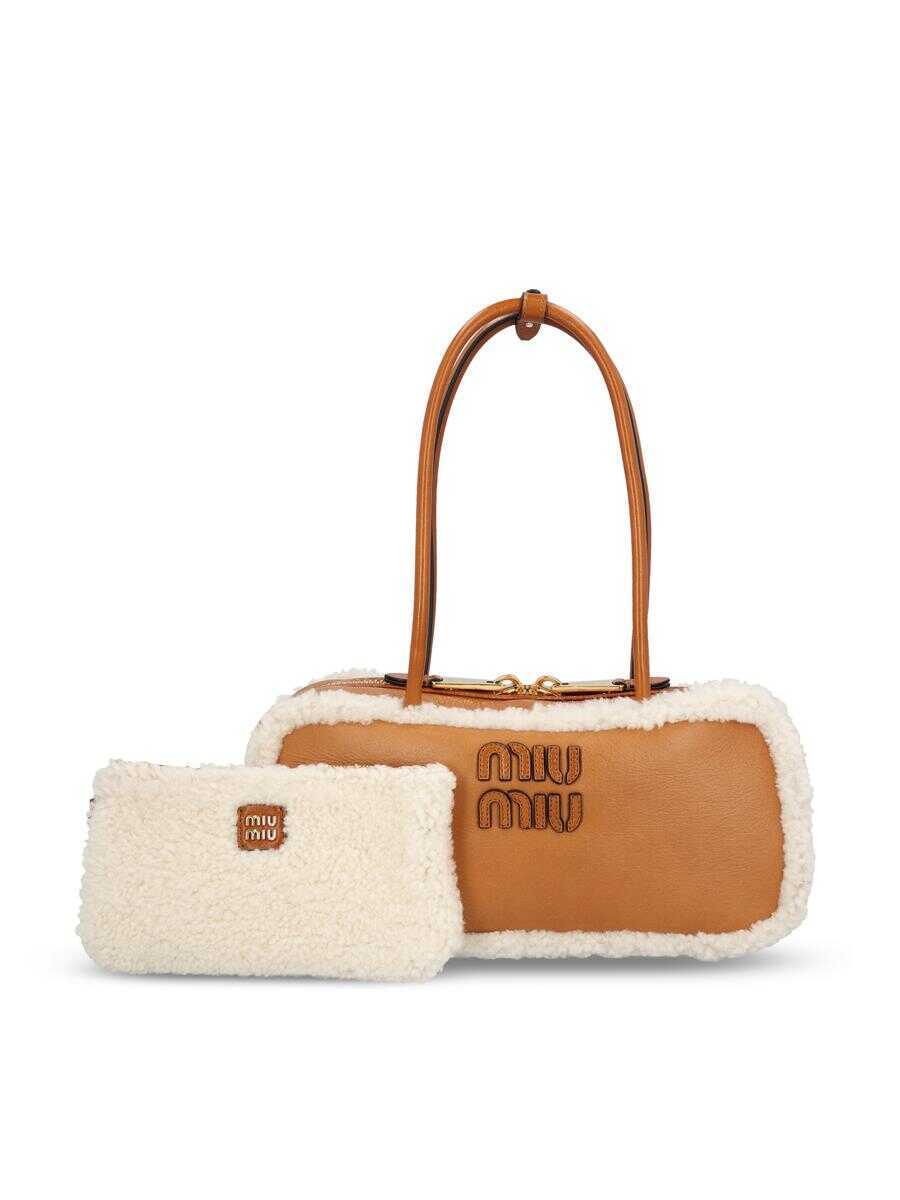 Genti de mana Miu Miu Miu Miu Bags COGNACNATURE LE Femei (BM 18625626) 1