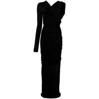 Rochii Saint Laurent Long One-Shoulder Dress Femei