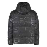 Geci de iarna pentru Barbati - Geci de iarna EA7 Ea7 Emporio Armani Hooded Full-Zip Down Jacket Black Barbati (BM 18626229) - B-mall.ro
