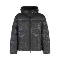 Geci de iarna Ea7 Emporio Armani Hooded Full-Zip Down Jacket Barbati